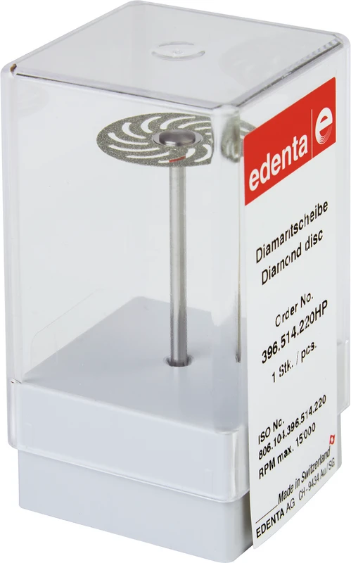 Diamantscheibe 396  Stück  Bogenperforation, rot fein, HP, Figur 396, 0,15 mm, ISO 220