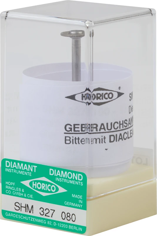 Sinterdiamantschleifer 327  Stück  starr, SHM, Figur 327, 0,4 mm, ISO 080