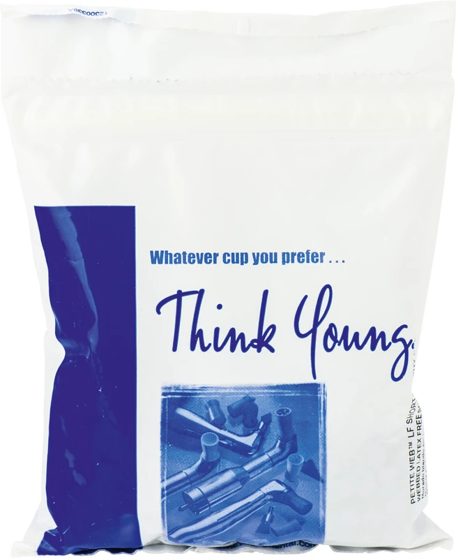 Young Prophylaxekelch Petite Web  Packung  720 Stück lila kurz, weich, Screw-Type