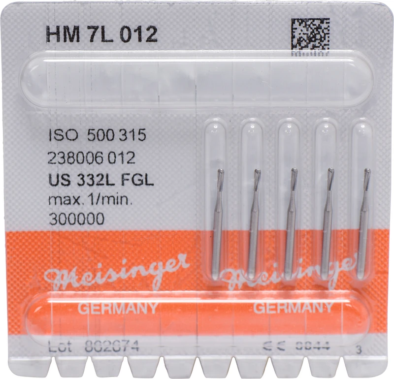 HM-Bohrer 7L  Packung  5 Stück FGL, Figur 238, 4,1 mm, ISO 012
