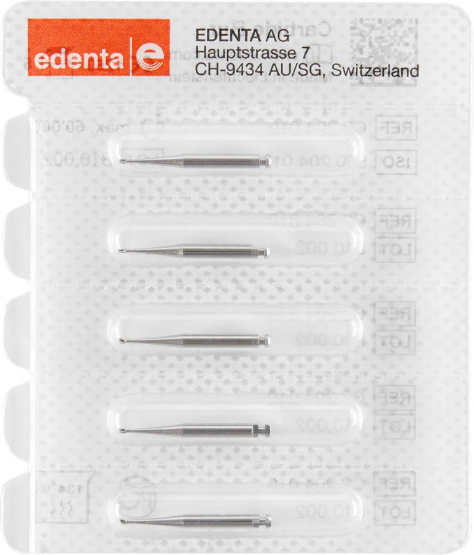 HM-Bohrer C2  Packung  5 Stück RA, Figur 010, 1 mm, ISO 010