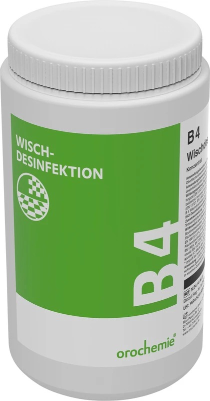 B 4 Wischdesinfektion   Dose  80 x 5 g Caps