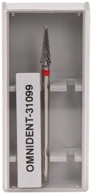 Omni HM-Fräser Schliff 20  Stück  kreuzverzahnt, rot fein, HP, Figur 194, 11,5 mm, ISO 031