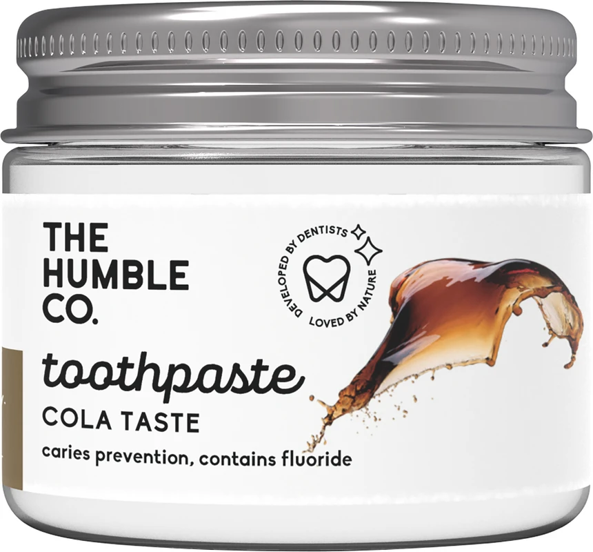 Humble Zahnpasta im Glas  Dose  50 ml Cola, mit Fluorid