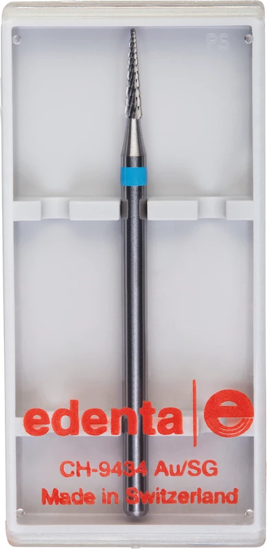 HM-Fräser Schliff 10  Stück  Kreuzverzahnung, blau standard, HP, Figur 197, 8 mm, ISO 016