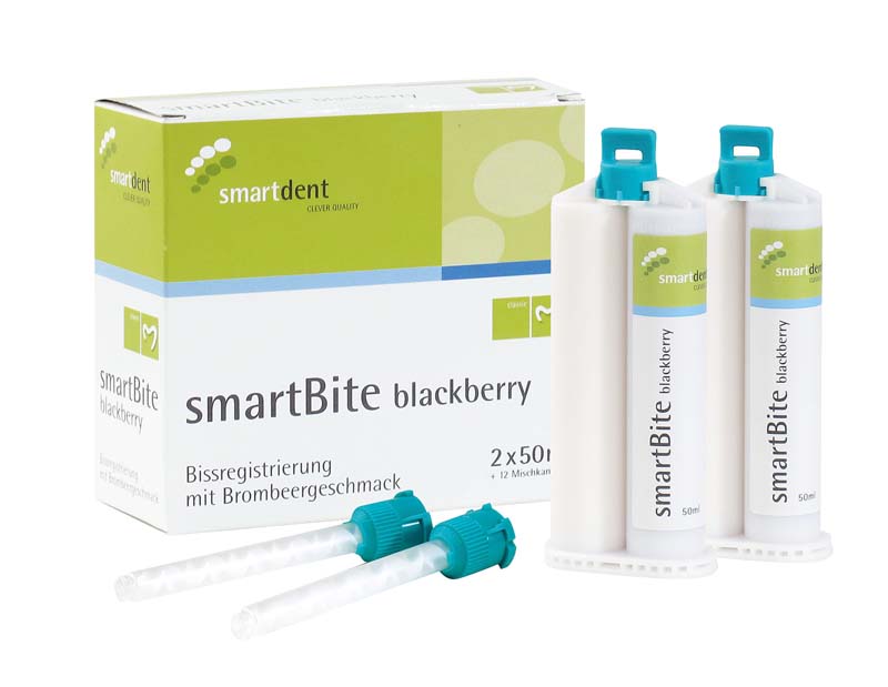 smartBite blackberry  Packung  2 x 50 ml Doppelkartusche, 12 Mischkanülen
