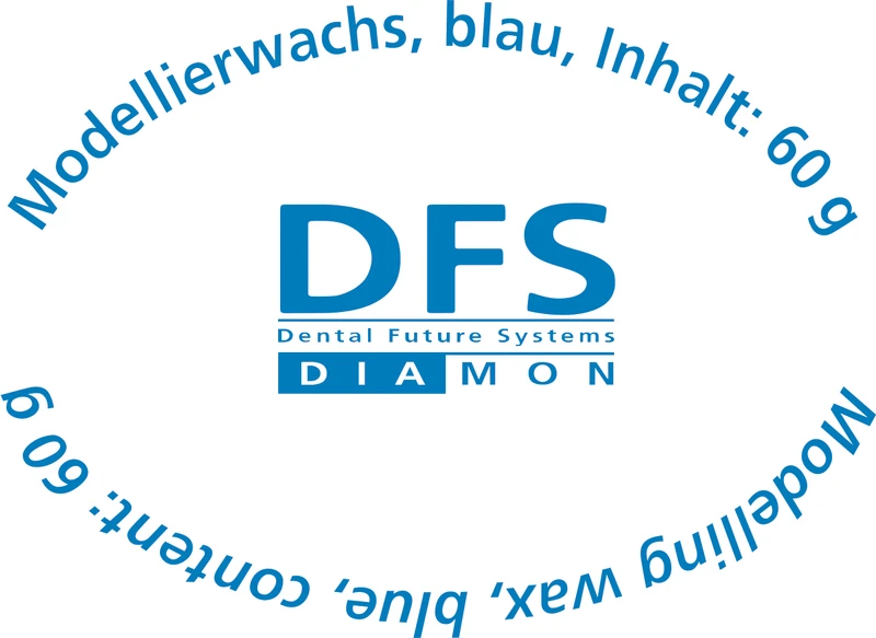 Modellierwachs  Dose  60 g blau
