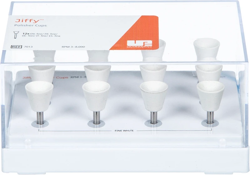 Jiffy Original Composite System  Packung  12 Stück weiß fein, RA, Figur Kelch