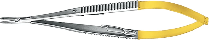 TC Mikronadelhalter  Stück  20-620-01-07, gebogen, mit Sperre, 145 mm