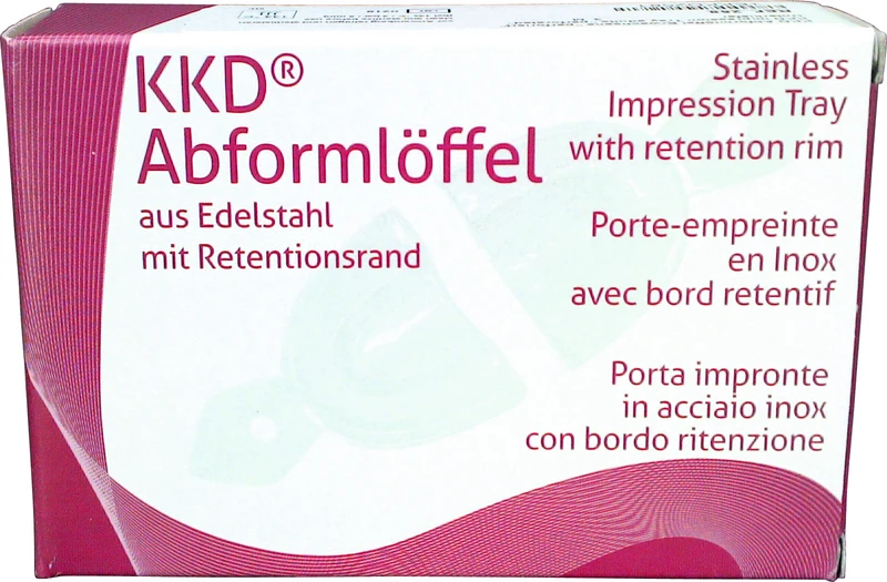 KKD® Abformlöffel Standardabdruck  Stück  UK-3, M, perforiert