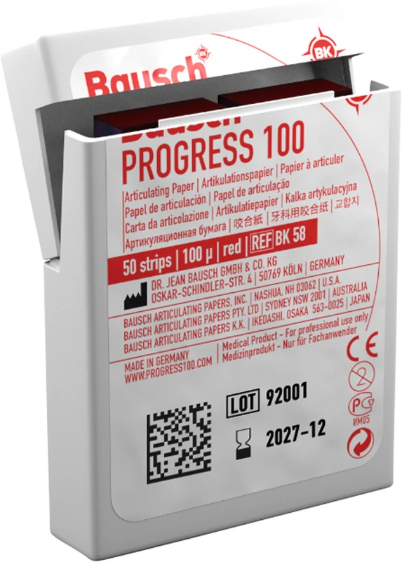 Bausch PROGRESS 100®  Packung  50 Streifen rot, Streifen, BK 58