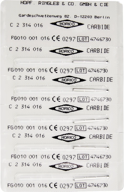 HM-Bohrer C2  Packung  5 Stück FG, Figur 001, ISO 016