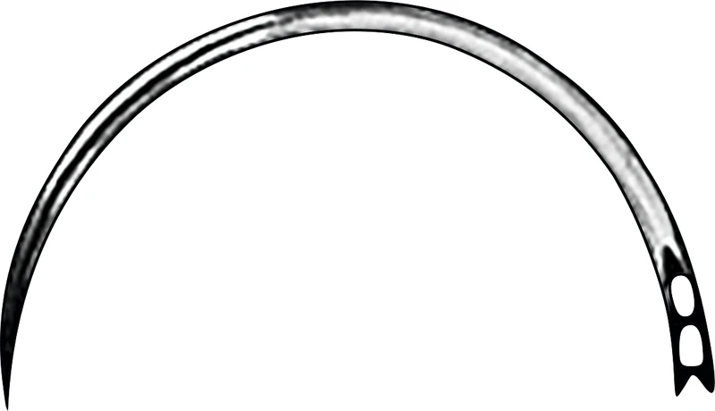 Chirurgische Nähnadeln  Packung  12 Stück Rundkörper, gebogen, Figur 15