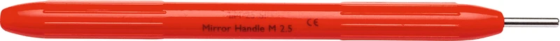 LM Spiegelgriff 25 (Simple Stem EU-Gewinde)   Stück  EU-Gewinde, rot, LM-ErgoNorm Griff