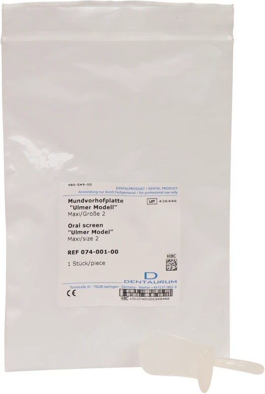 Mundvorhofplatte  Stück  Größe 2