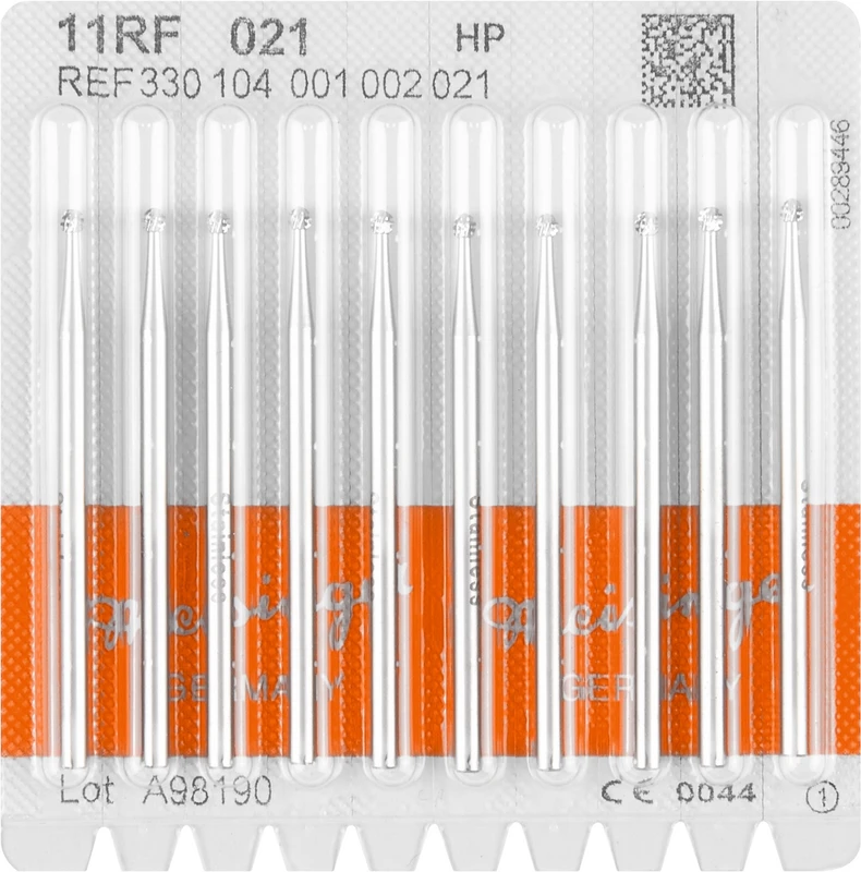 Stahlbohrer 11RF  Packung  10 Stück HP, Figur 001, ISO 021