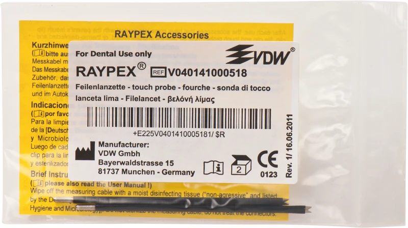 Raypex® Feilenlanzette  Packung  2 Stück autoklavierbar