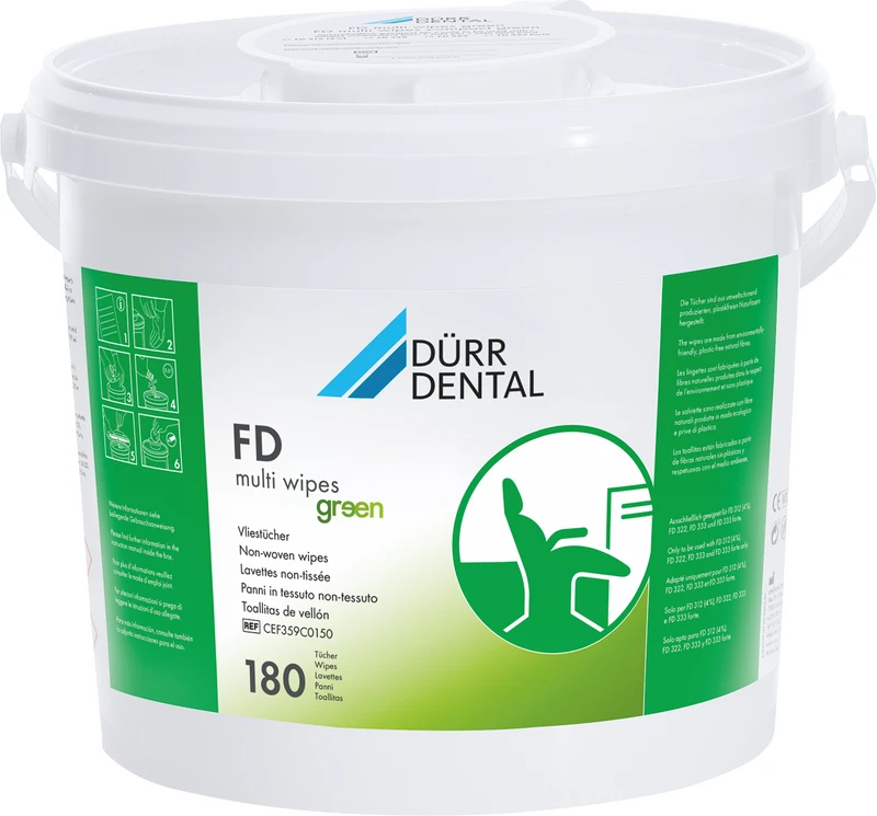 FD multi wipes green  Spenderbox  180 Stück