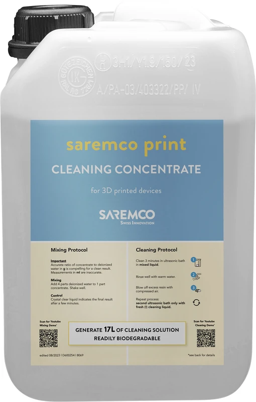 saremco print CLEANING CONCENTRATE  Flasche  3 Liter Konzentrat