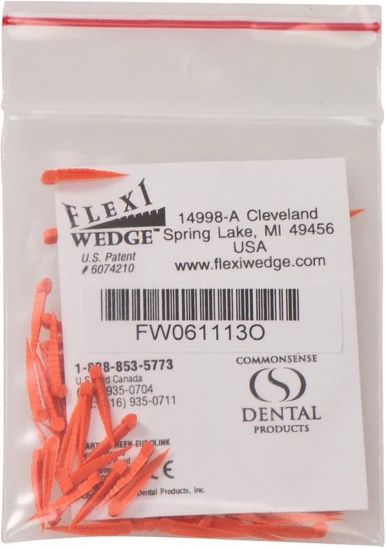 FLEXI WEDGES  Packung  100 Stück orange, klein