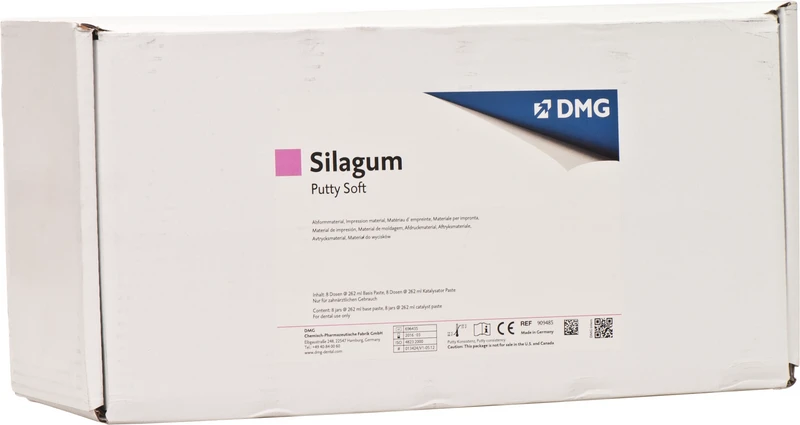 Silagum Putty  Sparpackung  8 x 262 ml Basispaste, 8 x 262 ml Katalysatorpaste, Soft