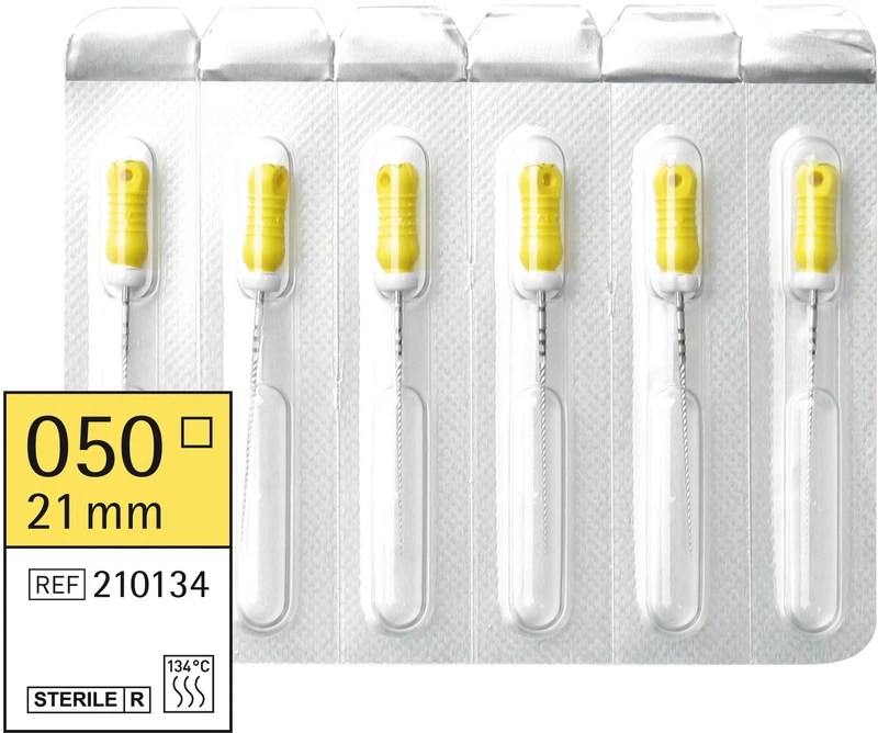 Omni K-Feilen steril   Packung  6 Stück 21 mm, ISO 050