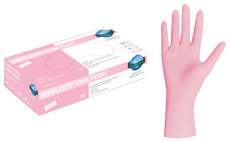 PINK PEARL  Packung  100 Stück puderfrei, rosa, S