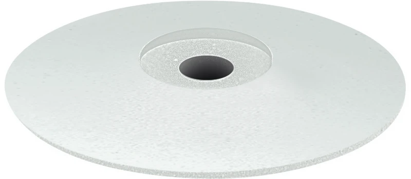 EVE UNIVERSAL  Packung  100 Stück unmontiert, weiß grob, Figur Linse, 15 x 2,5 mm