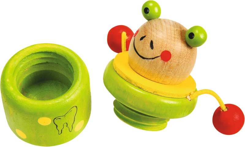 Zahnbehälter  Packung  24 Stück lustige Tiere, Holz