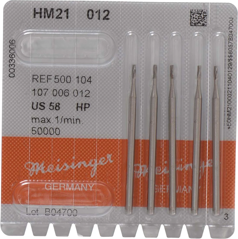 HM-Bohrer 21  Packung  5 Stück HP, Figur 107, 4,1 mm, ISO 012