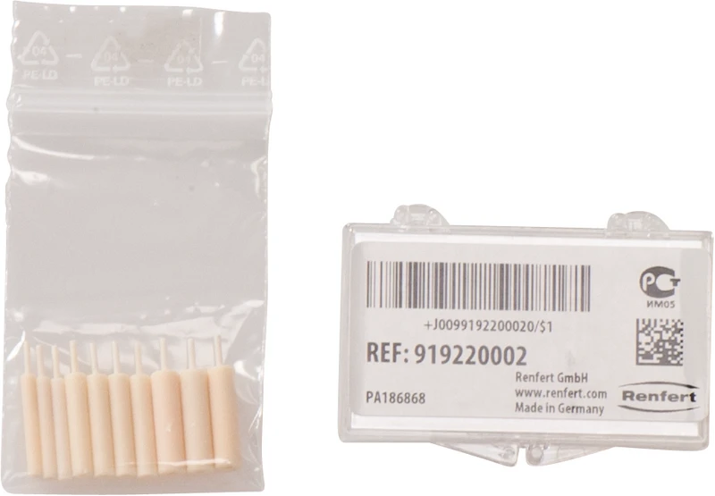 Trägerstifte für Mesh-Trays  Packung  10 Stück (3 x Ø 2 mm, 4 x Ø 3 mm, 3 x Ø 4 mm), für Mesh-Tray K