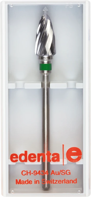 HM-Fräser Schliff 80  Stück  Einfachverzahnung grün grob, HP, Figur 257, 12 mm, ISO 060