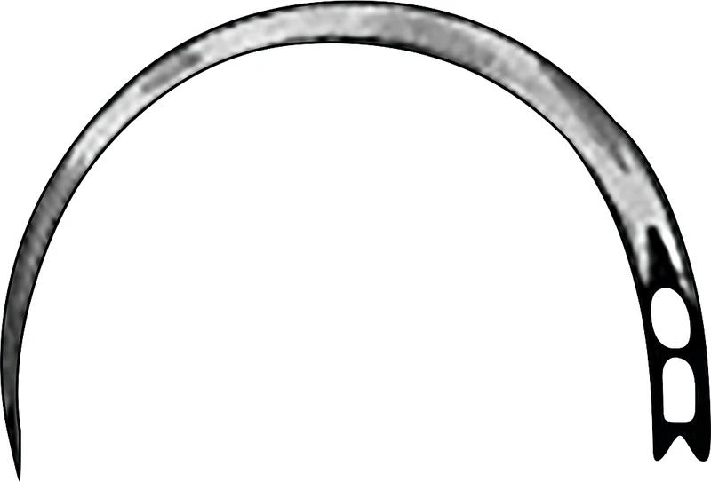 Chirurgische Nähnadeln  Packung  12 Stück Dreieckskörper, gebogen, Figur 14