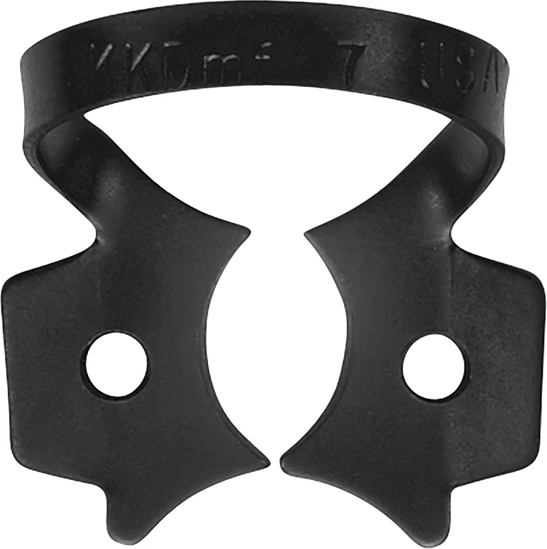 KKD® Kofferdam Klammern triColor Antireflect  Stück  schwarz matt, Nr. 7, für UK Molaren
