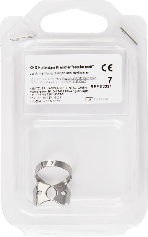 KKD® Klammern Standard  Stück  Nr. 7, für UK Molaren