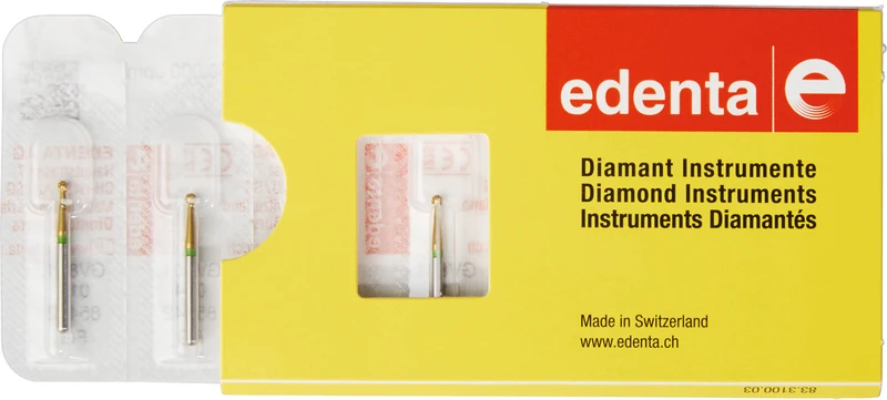 DIACUT V801  Packung  5 Stück grün grob, FG, Figur 001 Kugel, ISO 014