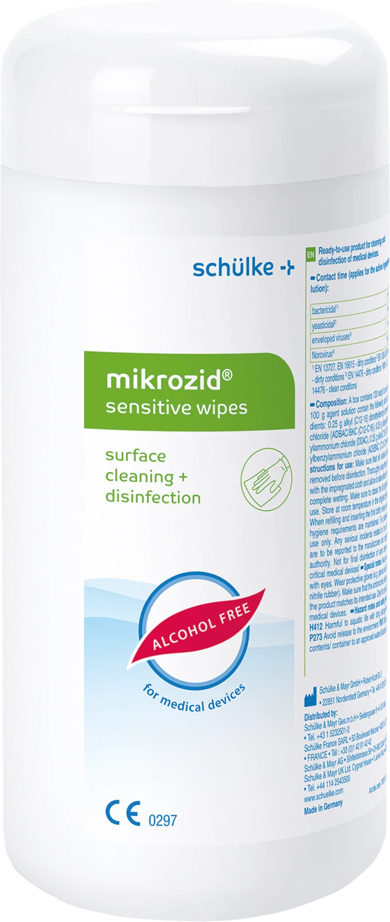 mikrozid® sensitive wipes  Dose  120 Stück