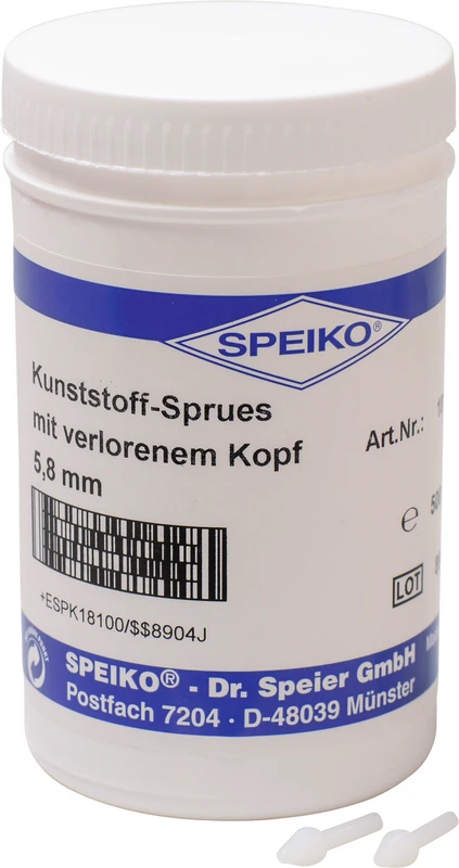 Kunststoff-Sprues  Packung  500 Stück Ø 5,8 mm