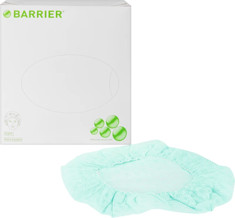 BARRIER® OP-Haube Flott  Packung  100 Stück grün