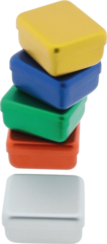 ALUMINIUM BOX leer  Stück  blau, 18 x 9 x 3 cm