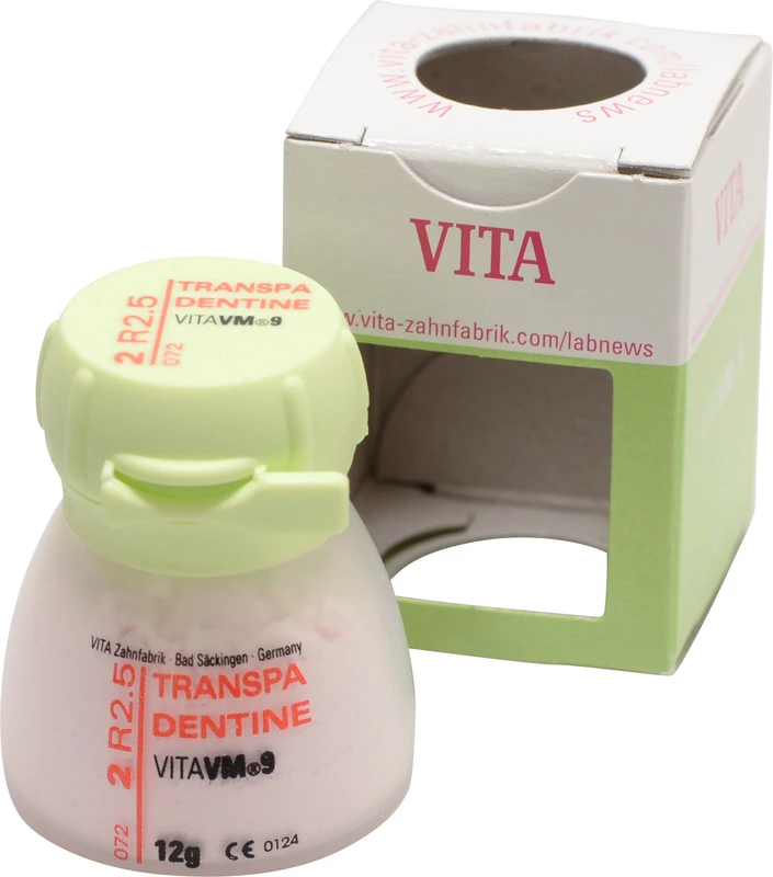 VITA VM® 9 3D-MASTER®  Dose  12 g Pulver transpa dentine 2R2.5