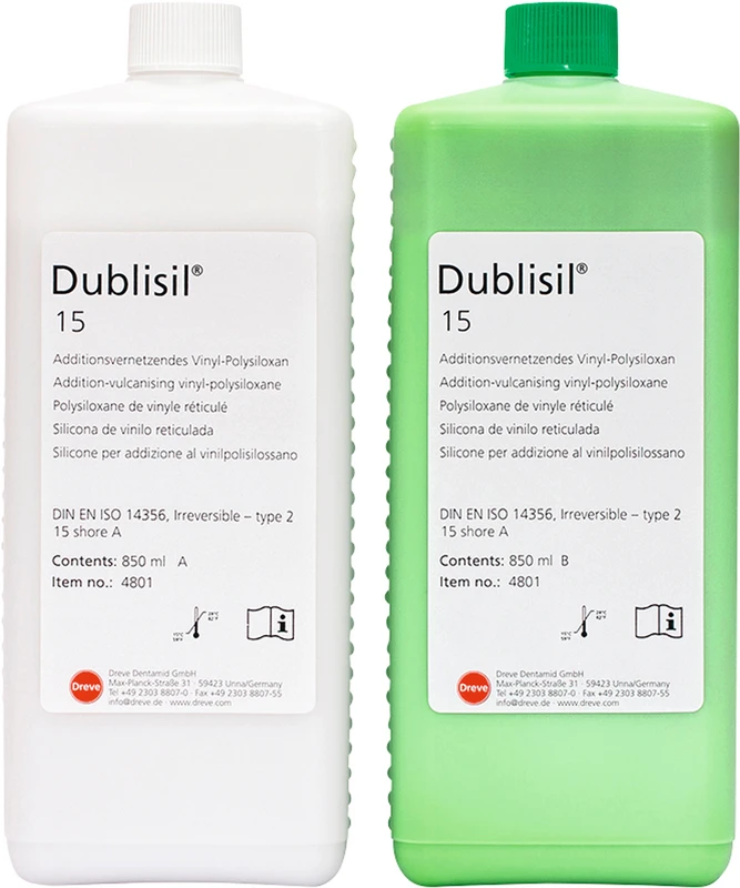 Dublisil® 15  Packung  850 ml Flasche A, 850 ml Flasche B