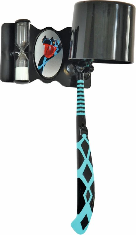 Dental Set complete  Packung  Black Snake (1 Zahnbürste, 1 Zahnputzuhr, 1 Zahnputzbecher) regular