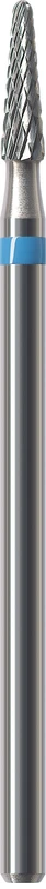 HM-Fräser Schliff 10   Stück  Kreuzverzahnung, blau standard, HP, Figur 198, 8 mm, ISO 023