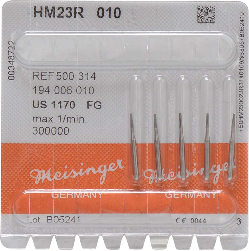 HM-Bohrer 23R  Packung  5 Stück FG, Figur 194, 4,1 mm, ISO 010