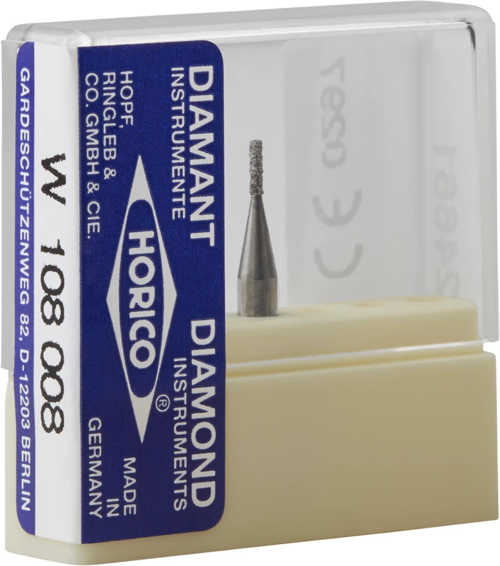 Diamantschleifer 108  Stück  RA, Figur 108, 3 mm, ISO 008