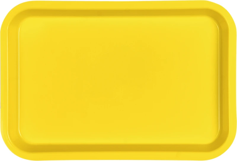 Mini Tray  Stück  Mini-Tray neongelb, 23,8 x 16,2 x 2,2 cm
