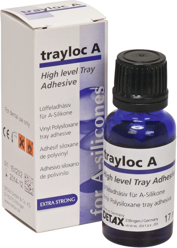 trayloc A  Stück  17 ml Pinselflasche blau-transparent