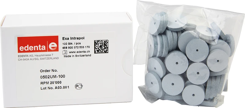 Exa Intrapol  Packung  100 Stück unmontiert, weiß grob, Figur 372, 3 mm, ISO 170