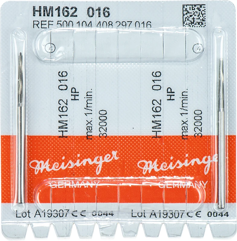 Chirurgie Fräser HM 162  Packung  2 Stück HP, Figur 408, 11 mm, ISO 016